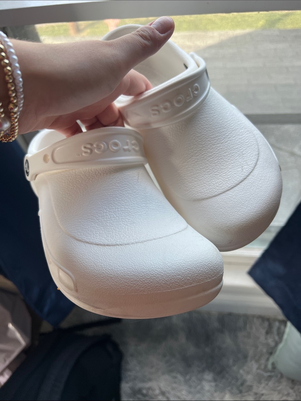 CROCS Kids Classic Clog in White